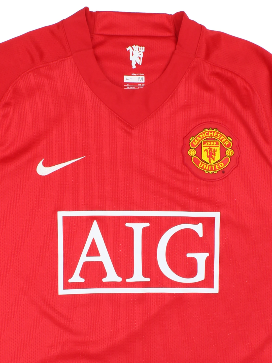 07-09 Nike Manchester United Home Football Shirt (Size S)
