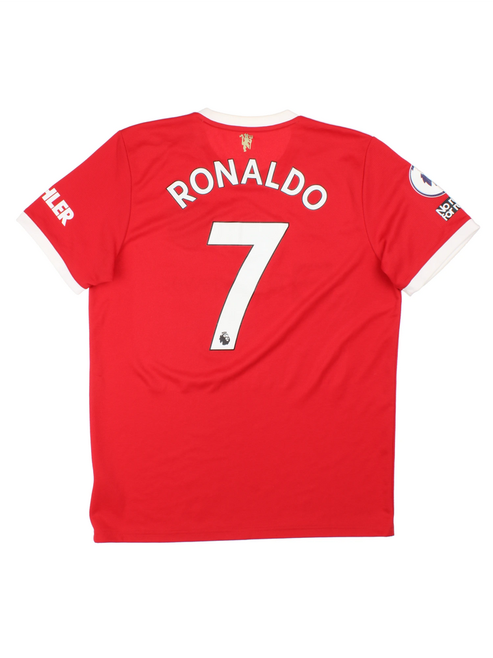 21-22 Adidas Manchester United Home Football Shirt  (Size L)