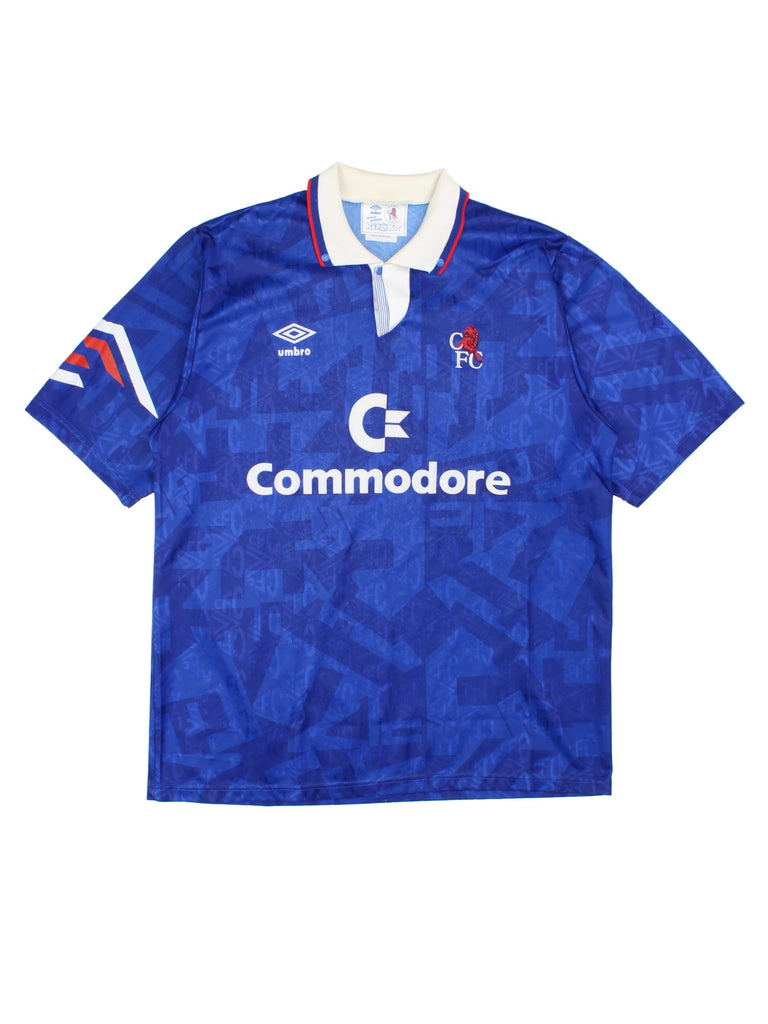 91-93 Umbro Chelsea F.C. Home Football Shirt (Size L) – VintageFolk