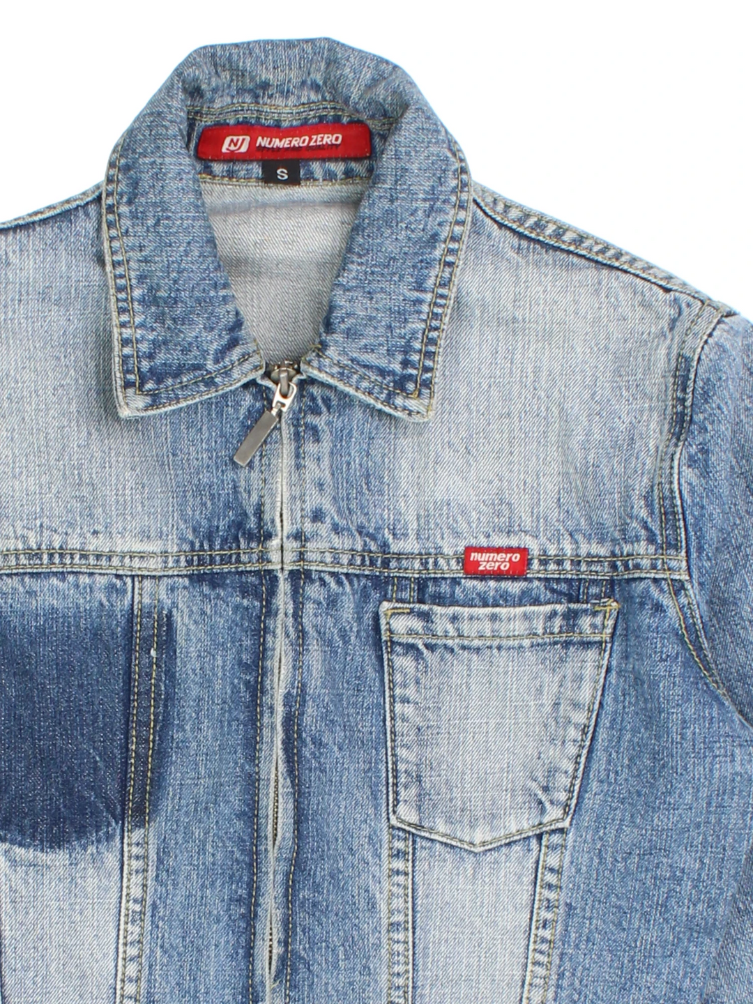 Y2K Denim Jacket (Size XXS)