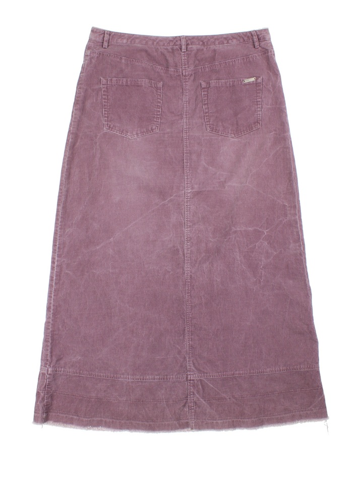 Y2K Next Cord Maxi Skirt (Size XXL)