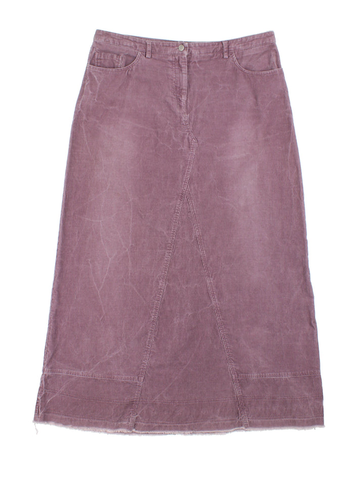 Y2K Next Cord Maxi Skirt (Size XXL)
