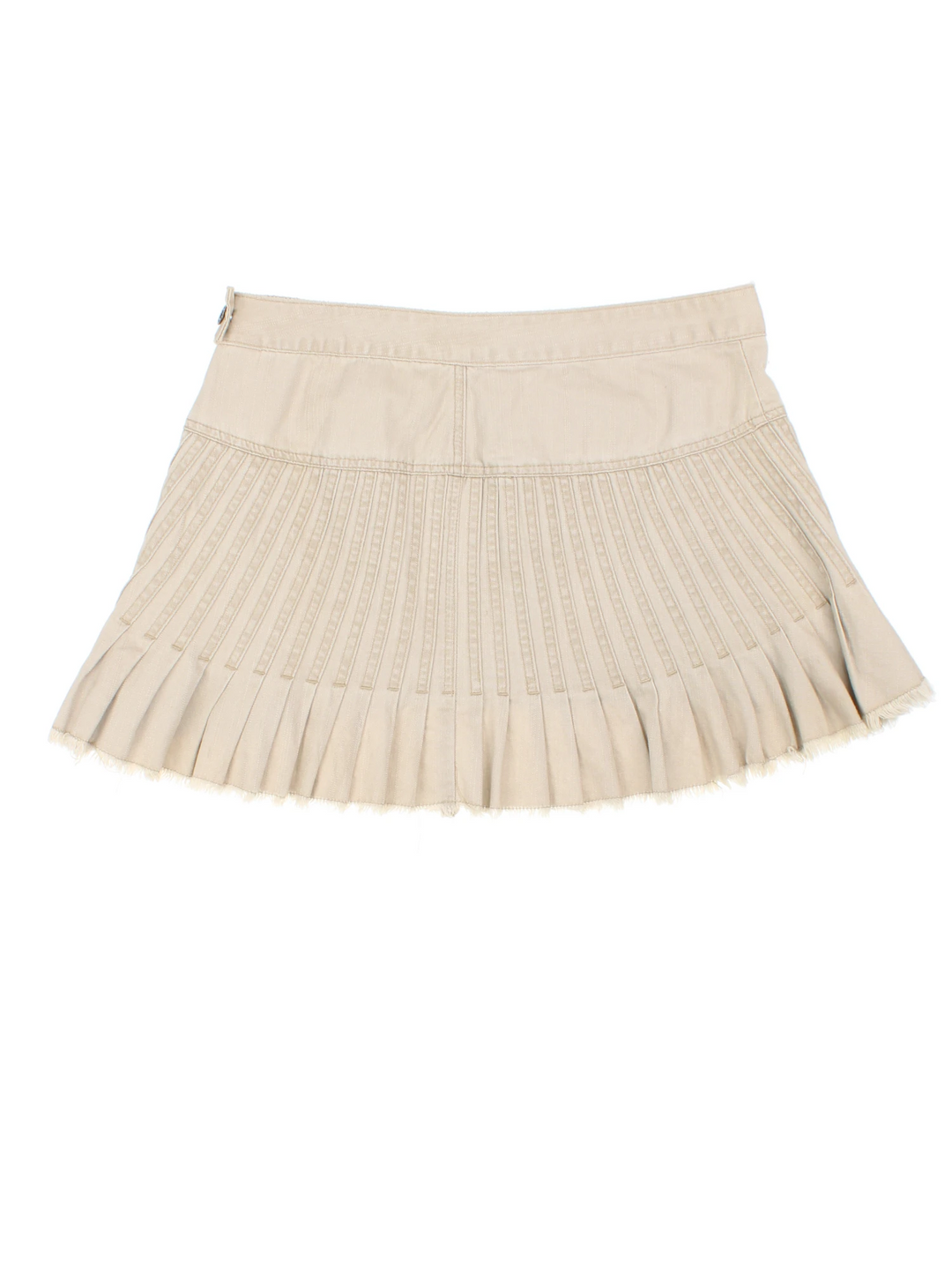 Y2K Pleated Mini Skirt (Size XL)
