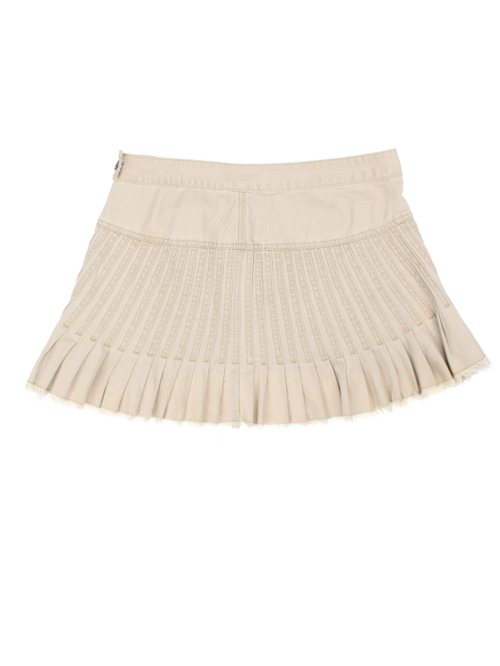 Y2K Pleated Mini Skirt (Size XL)