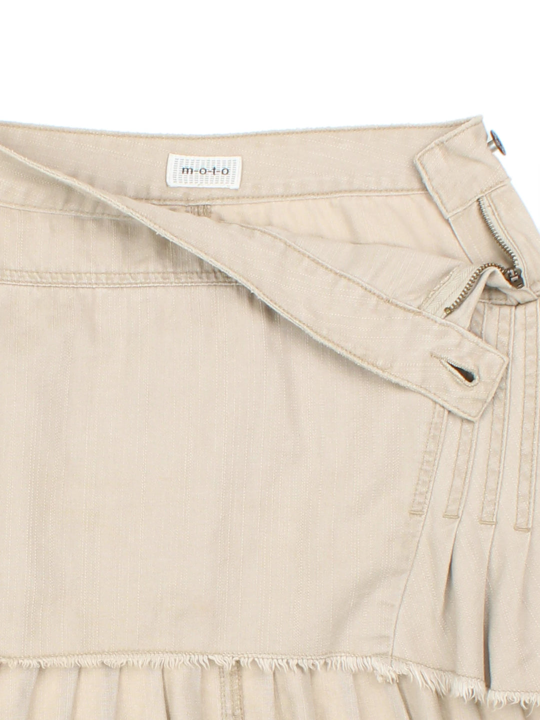 Y2K Pleated Mini Skirt (Size XL)