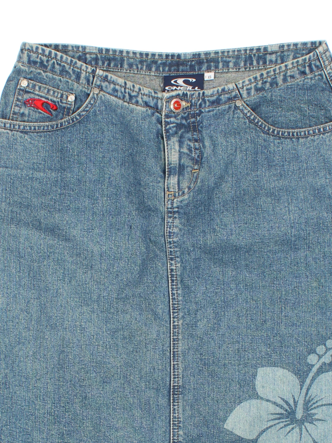 Y2K O'Neill Denim Mini Skirt (Size L)