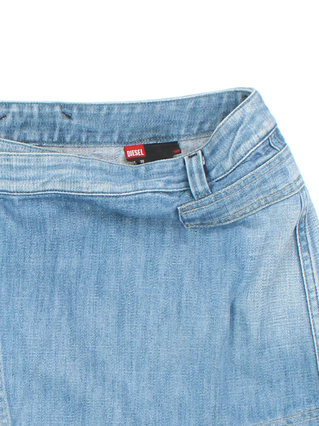 Y2K Diesel Denim Mini Skirt (Size XXL)