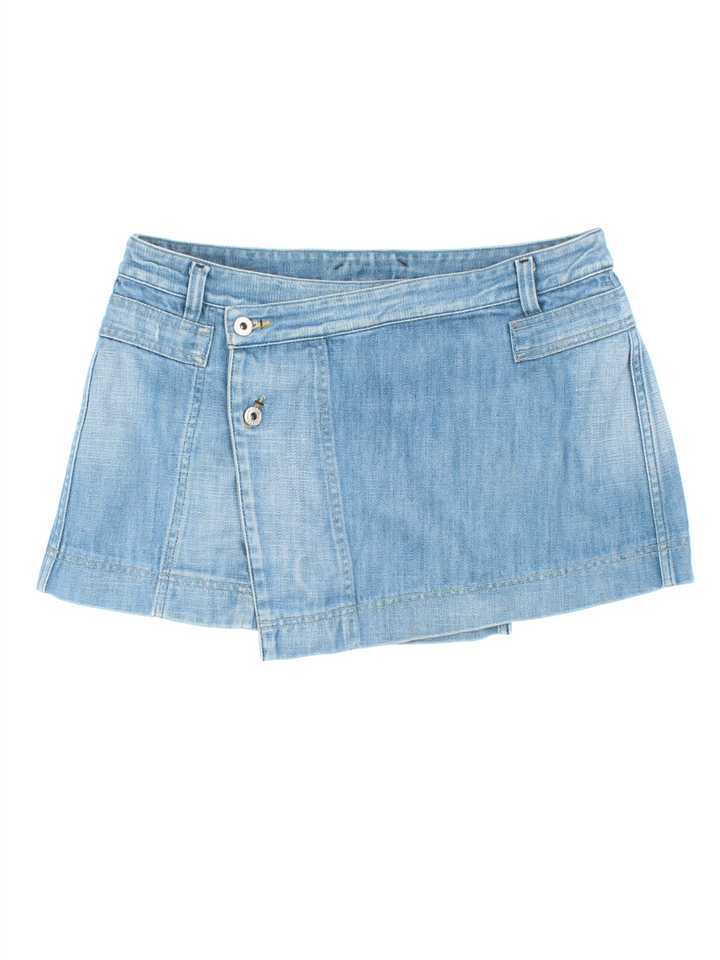 Y2K Diesel Denim Mini Skirt (Size XXL)