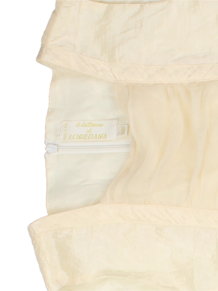 Y2K Italian Ruched Tie Top (Size XXS)