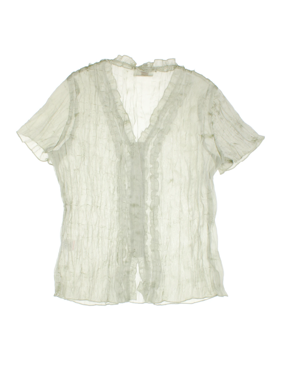 Y2K Sheer Blouse (Size S)