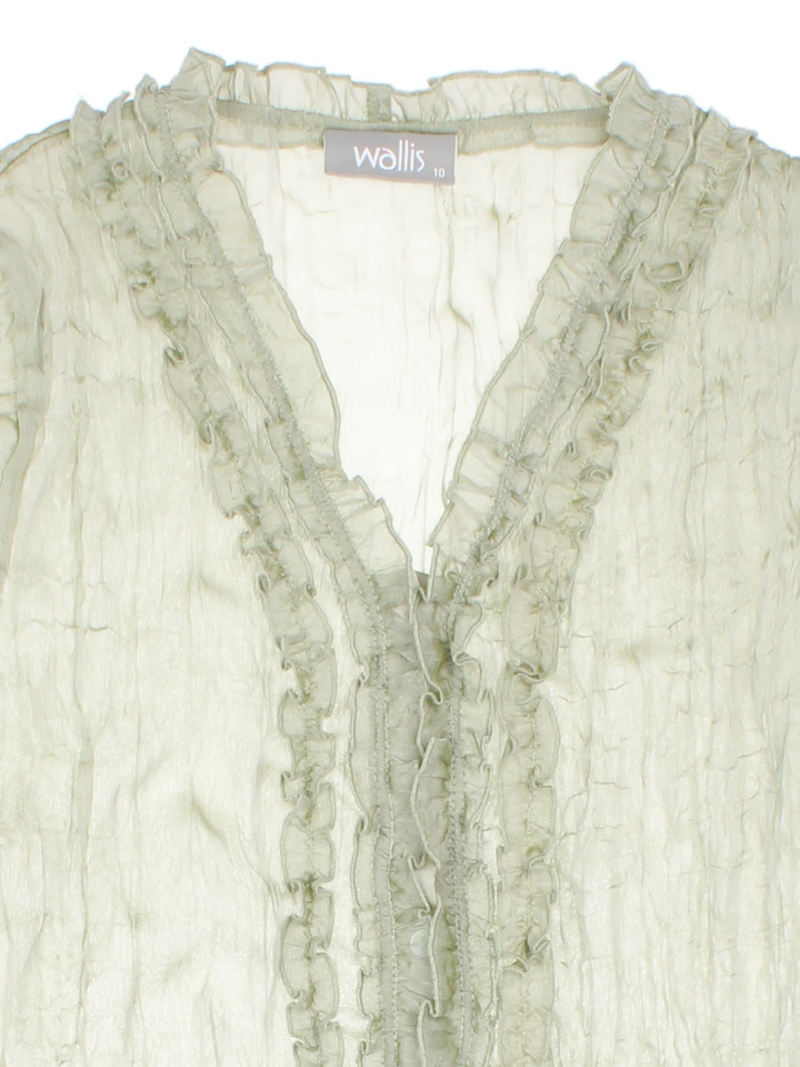 Y2K Sheer Blouse (Size S)