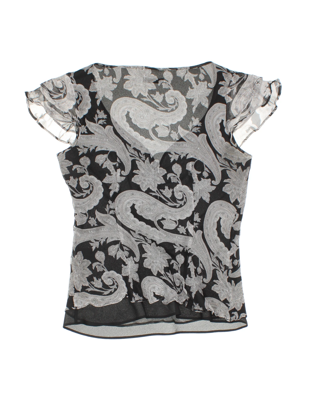 Y2K Paisley Top (Size XS)