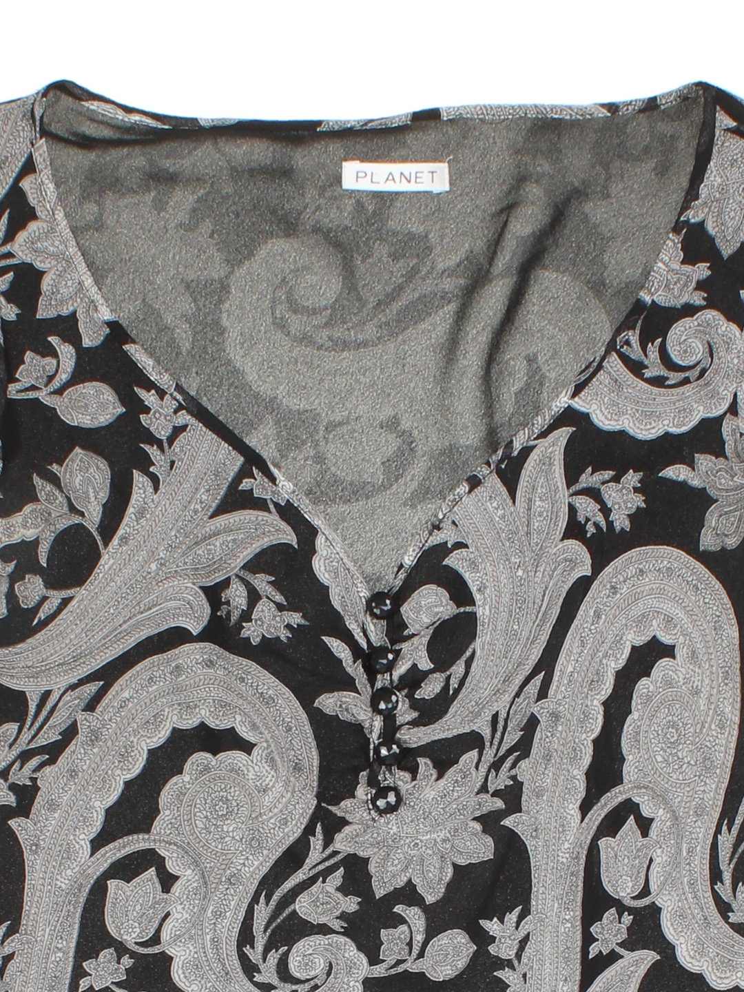 Y2K Paisley Top (Size XS)
