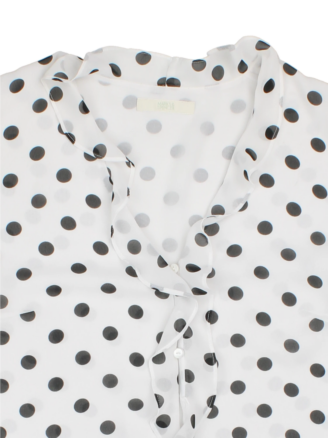 90's Polka Dot Blouse (Size M)