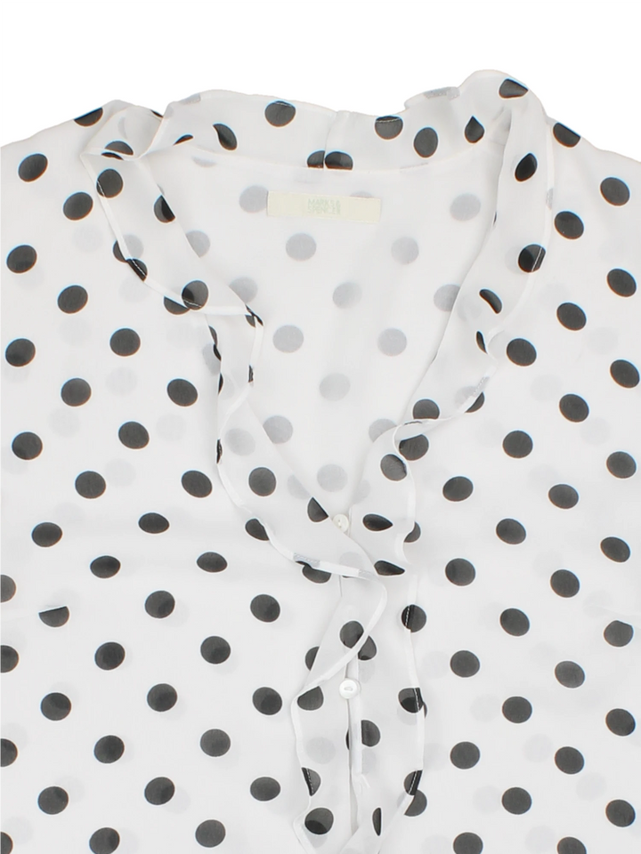 90's Polka Dot Blouse (Size M)