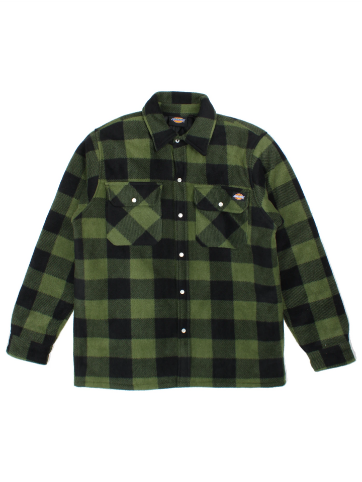 Dickies Checked Fleece Jacket (Size M)