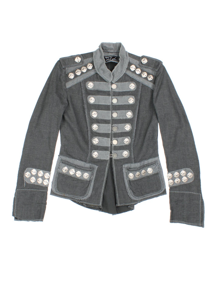 Y2K Military Jacket (Size XXS)