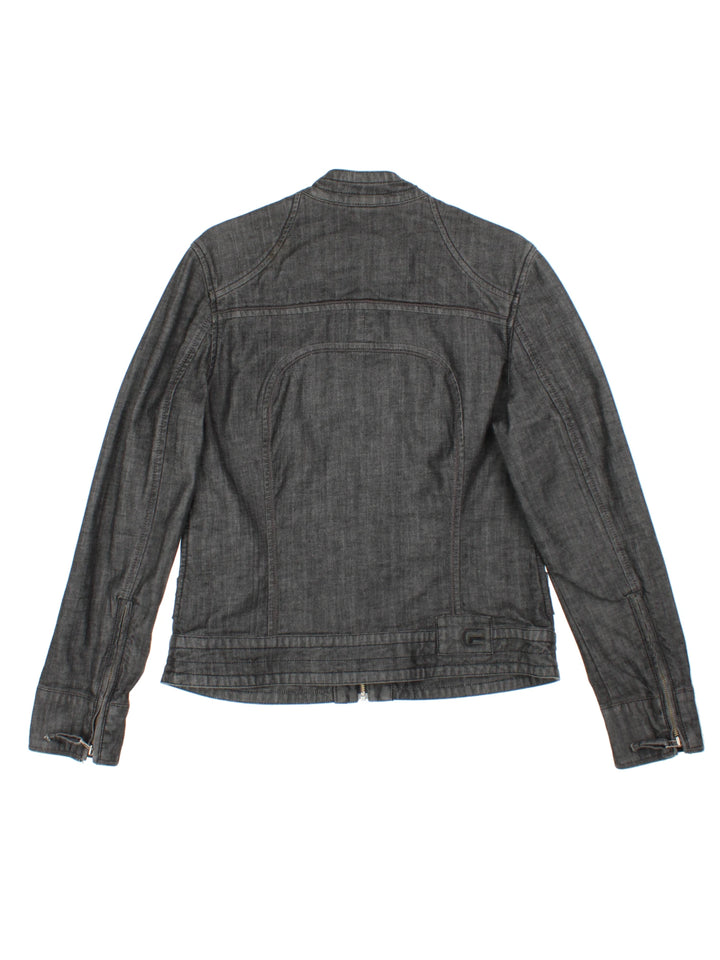 Y2K Denim Jacket (Size L)