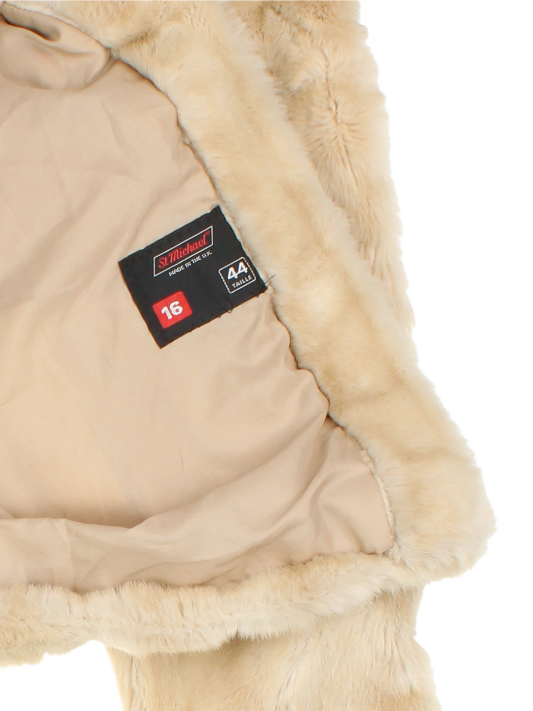 Vintage Faux Fur Jacket (Size M)