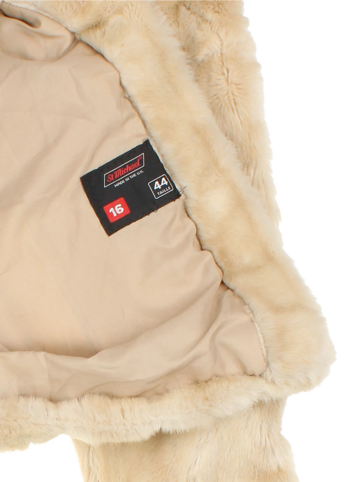 Vintage Faux Fur Jacket (Size M)