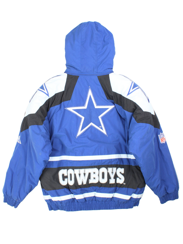 90's Dallas Cowboys Apex One NFL Pro Jacket (Size XXL)