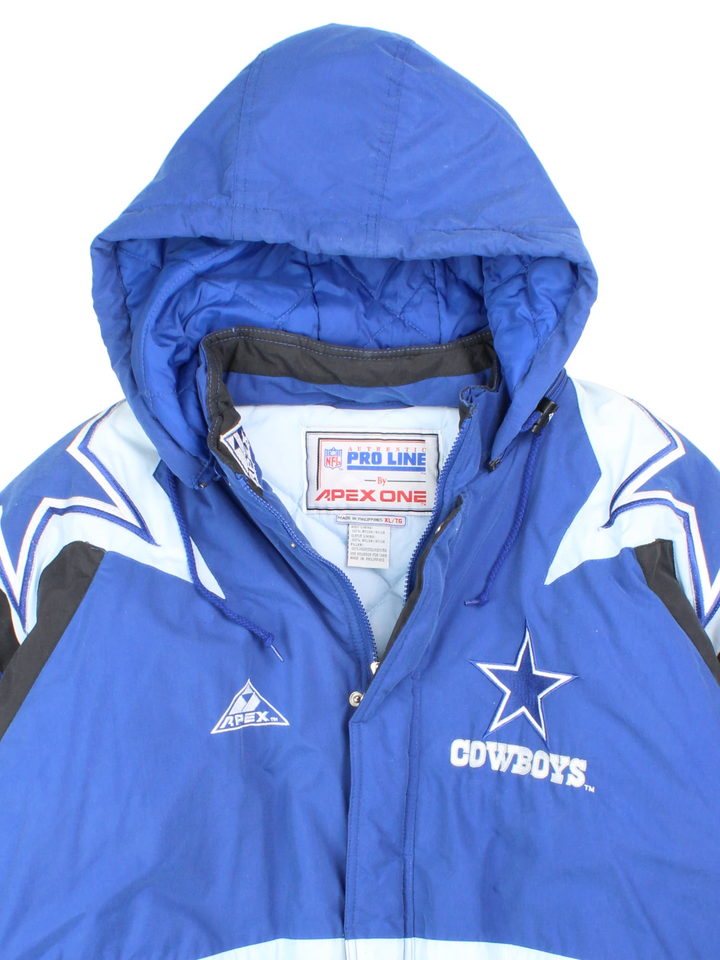 90's Dallas Cowboys Apex One NFL Pro Jacket (Size XXL)
