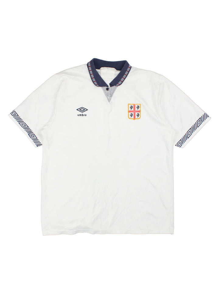 90-92 Umbro Cagliari Away Football Shirt (Size L)