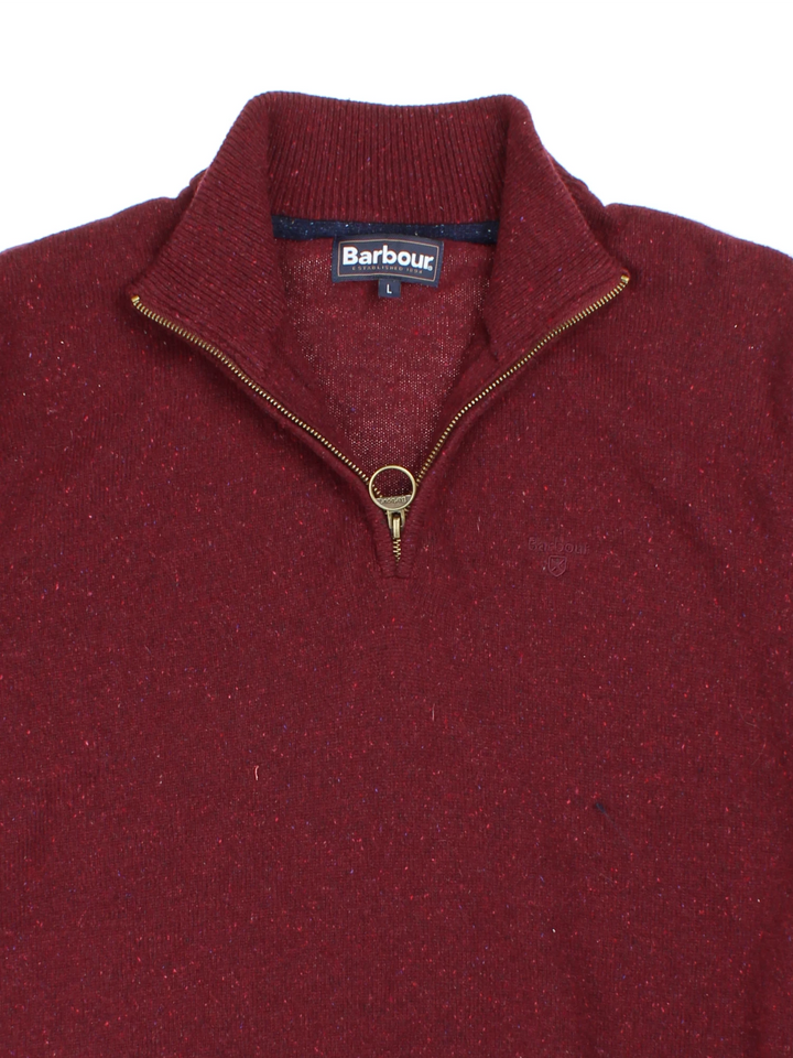 Barbour 1/4 Zip Jumper (Size L)