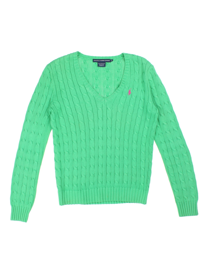 Ralph Lauren Cable Knit Jumper (Size S)