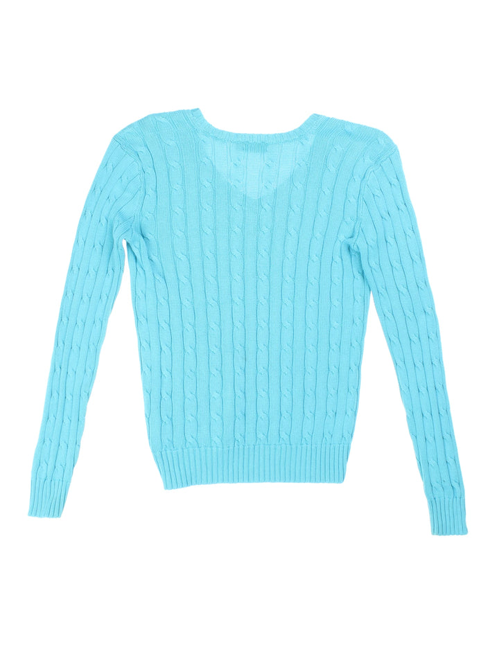 Ralph Lauren Cable Knit Jumper (Size XS)