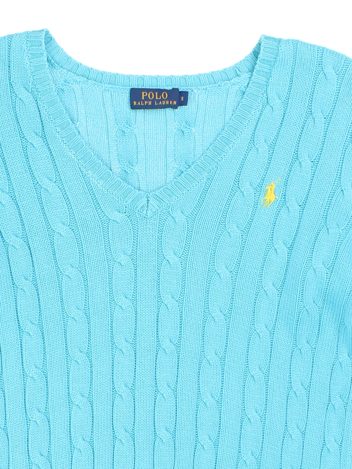 Ralph Lauren Cable Knit Jumper (Size XS)