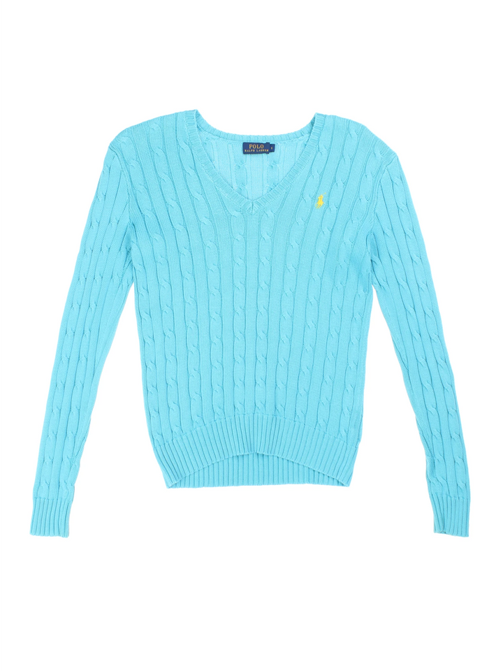 Ralph Lauren Cable Knit Jumper (Size XS)