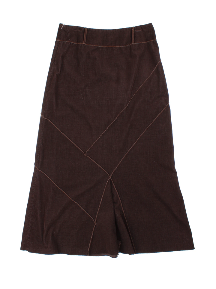 Y2K Corduroy Maxi Skirt (Size M)