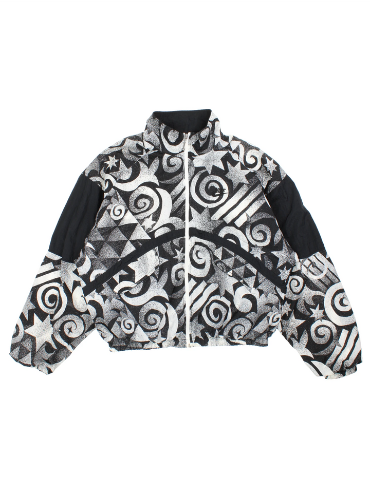 Nike Patterned Tracksuit Top (Size L)