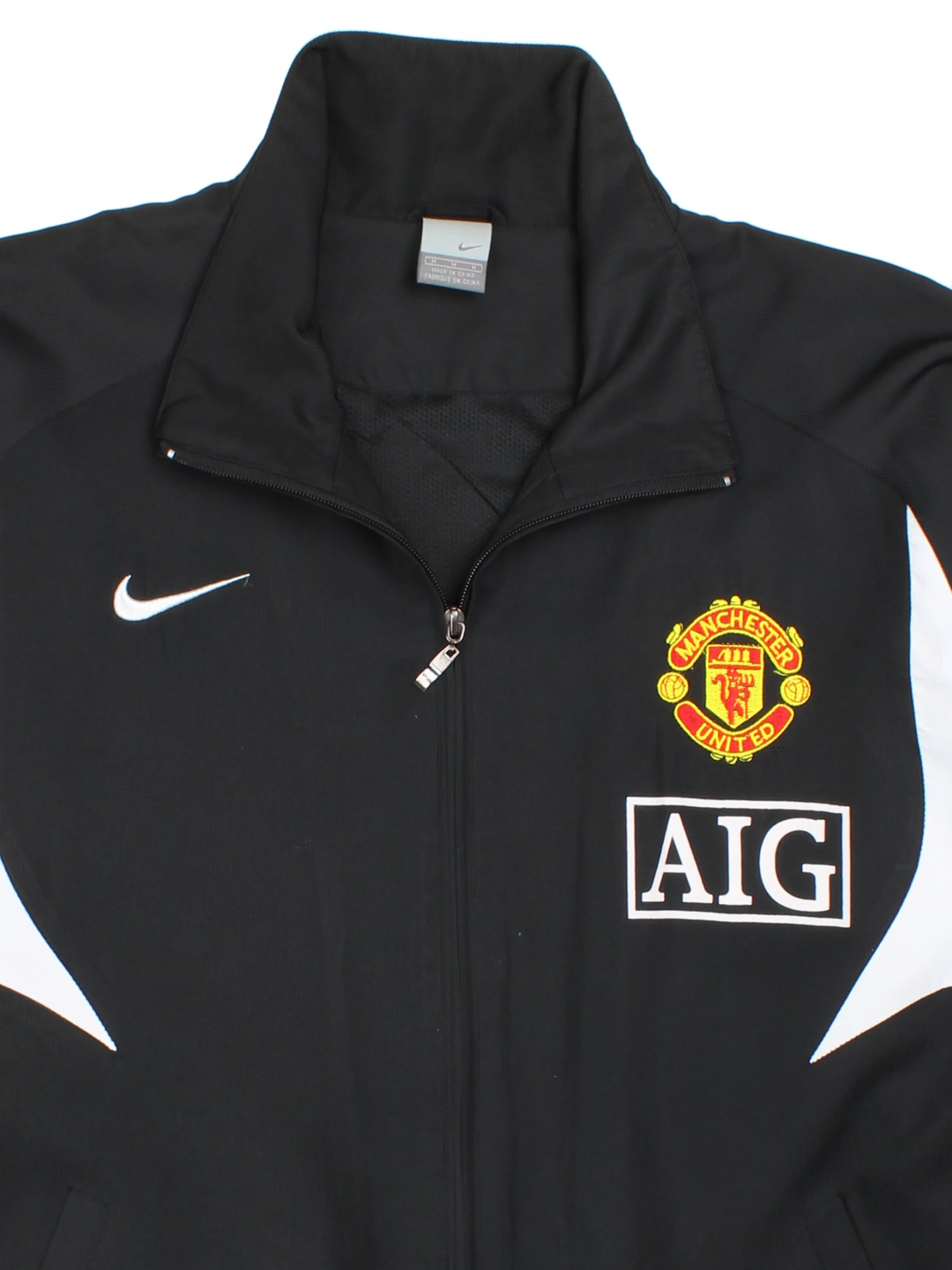 06-07 Nike Manchester United Away Tracksuit Top (Size L)