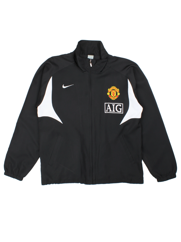 06-07 Nike Manchester United Away Tracksuit Top (Size L)