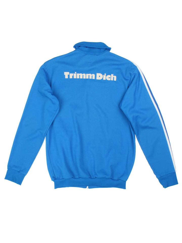 90s Adidas Originals Trimm Dich Tracksuit Top (Size M)