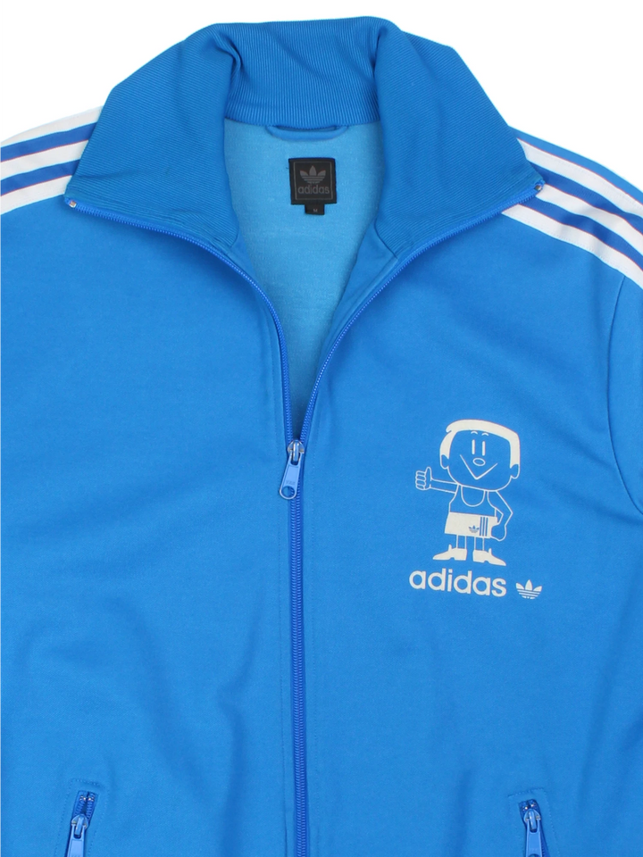 90s Adidas Originals Trimm Dich Tracksuit Top (Size M)