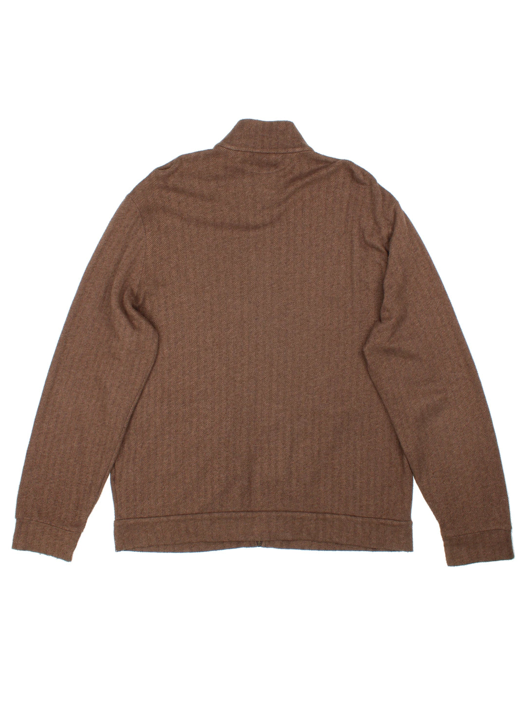 Ralph Lauren Textured Full-Zip Sweater (Size XL)