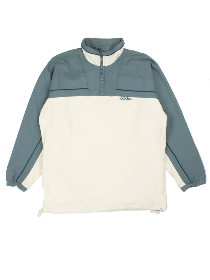 90's Adidas 1/4 Zip Fleece (Size L)