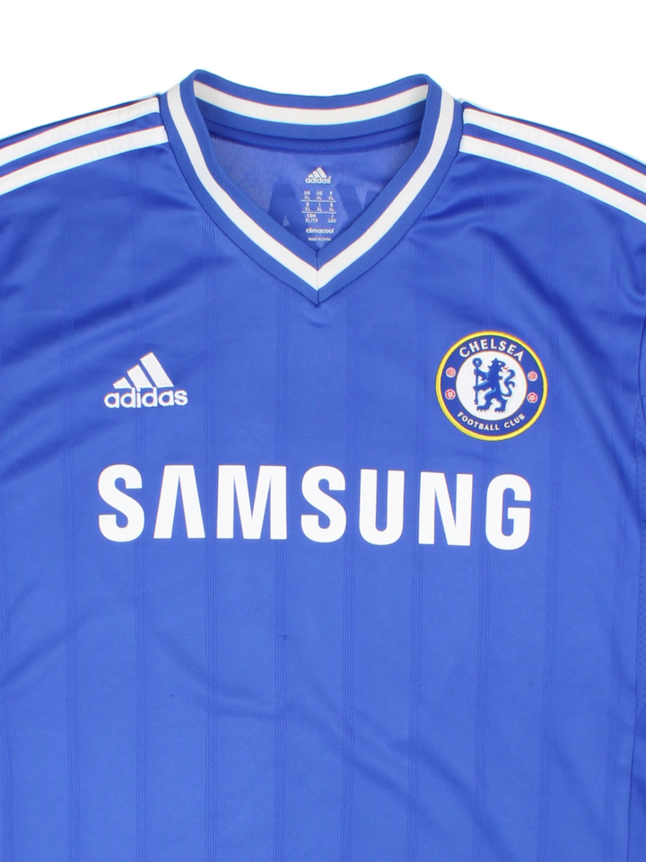13-14 Adidas Chelsea F.C. Home Football Shirt (Size XL)