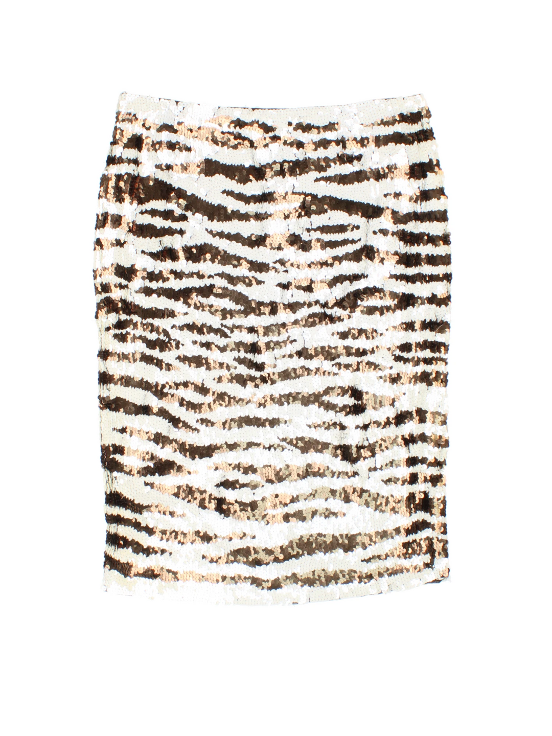 90's Karen Millen Sequin Mini Skirt (Size L)