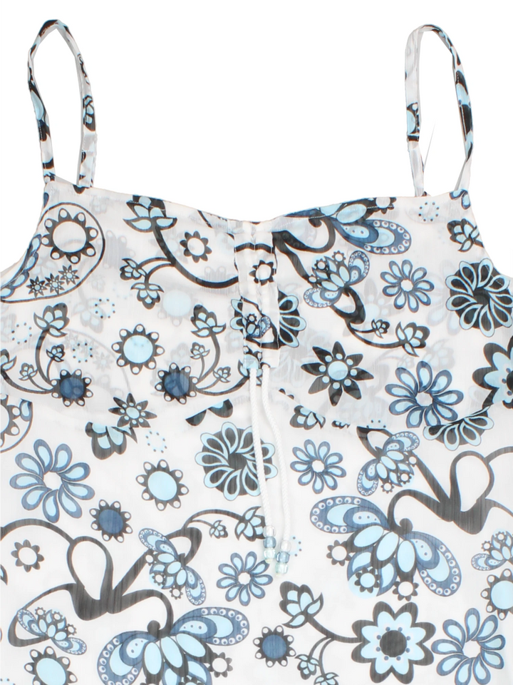 Y2K Paisley Mini Dress (Size XXS)