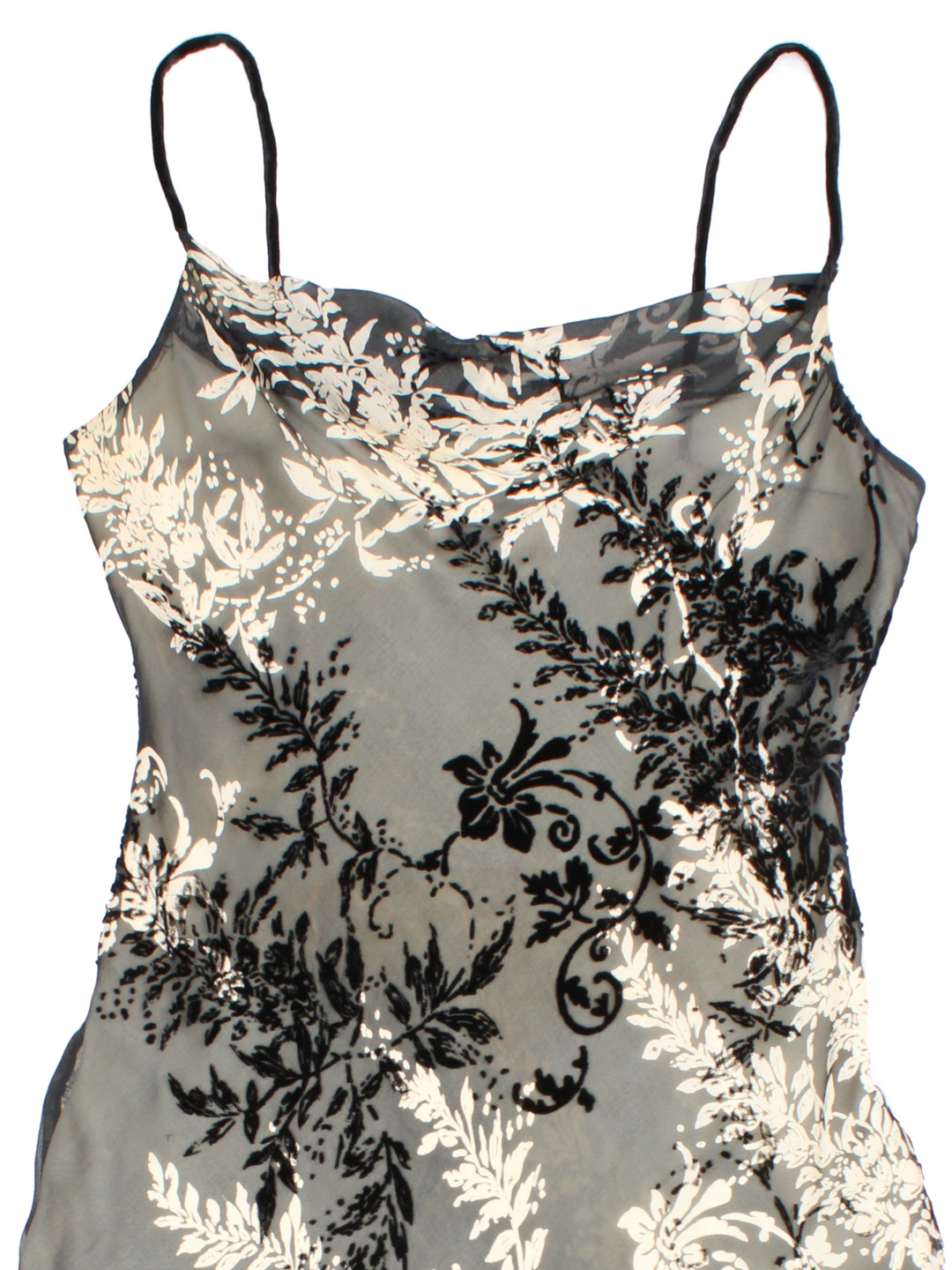 Y2K Floral Midi Dress (Size S)