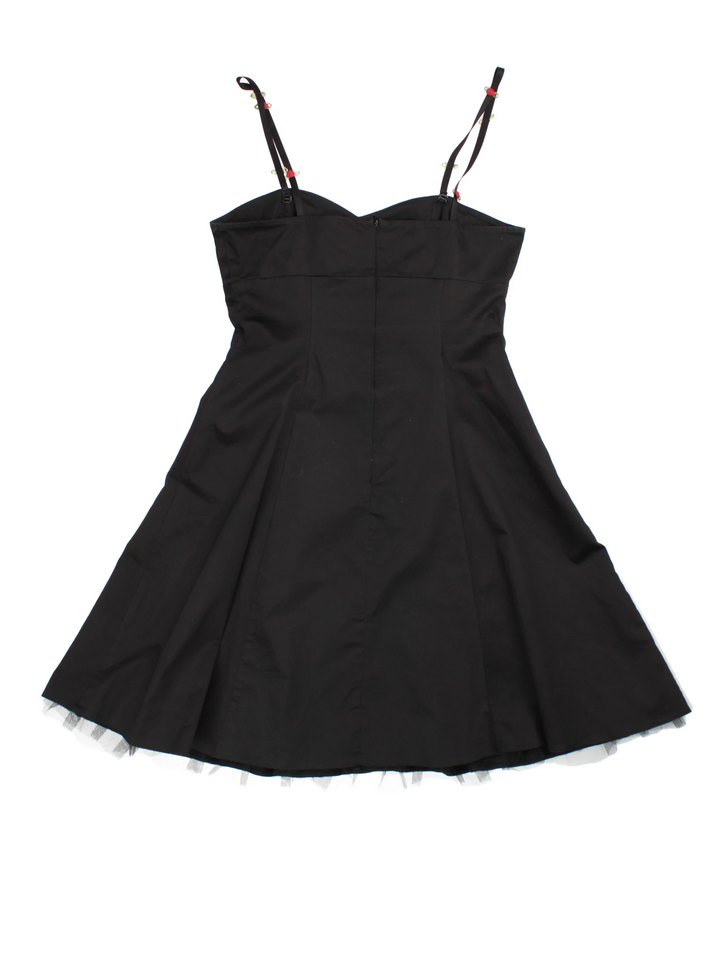 Y2K Floral Detail Mini Dress (Size XS)