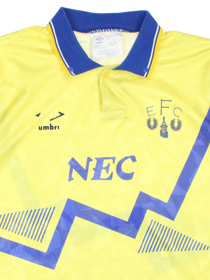 90-92 Umbro Everton Away Football Shirt (Size M)