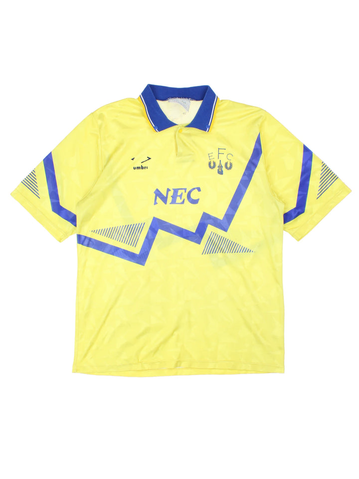 90-92 Umbro Everton Away Football Shirt (Size M)