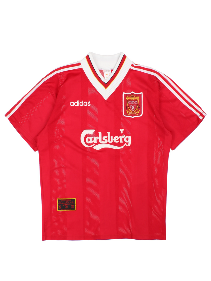 95-96 Adidas Liverpool Home Football Shirt (Size M)
