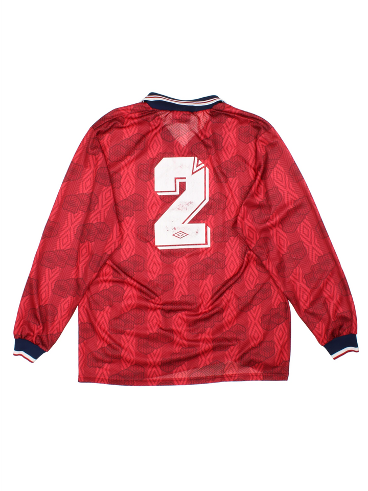 Vintage Umbro Bow Street Ashton U Lyne Football Jersey (Size L)