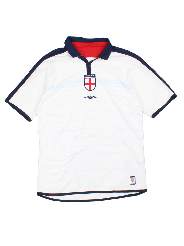 03-05 Umbro England Home Reversible Football Shirt (Size L)